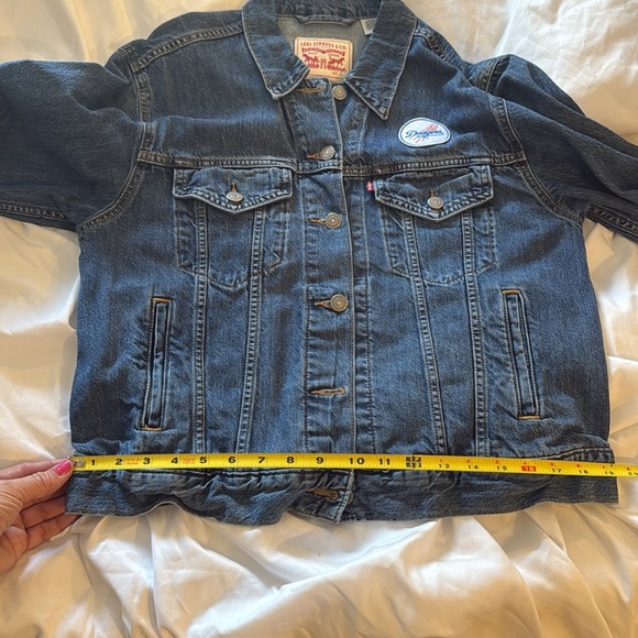 ⚾️ Authentic Levi’s MLB Dodgers, Jean jacket large - Picture 12 of 14